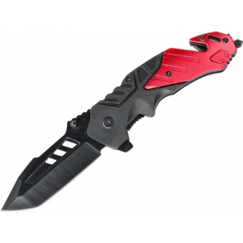 Нож складной GANZO G629-RD черный/красный