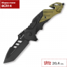 Нож складной GANZO черный/оливковый G629-GR