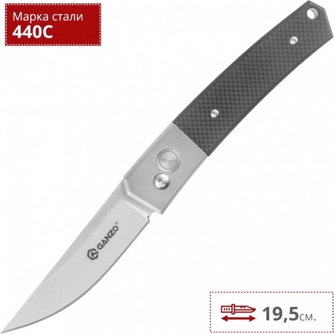 Нож GANZO G7361-BK Нож GANZO G7361-BK